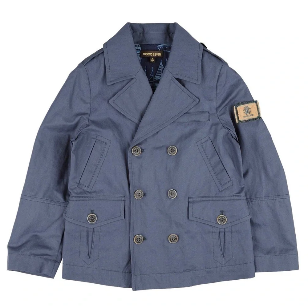 Roberto Cavalli Devils Overcoat/Trench Coat/ Jacket‎ Size 6